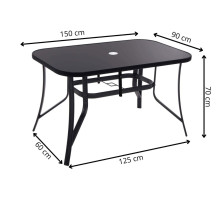 Garden table Springos GF1038