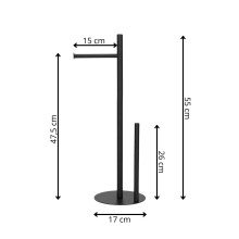 Toilet paper holder Springos TS0013 55cm