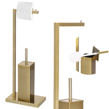 Toilet paper and brush stand Springos TB0021 67 cm