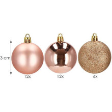 Christmas balls Springos CA0012 3cm 30 pcs