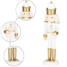 Kalėdinė figūrėlė Nutcracker Springos CA1119 30,5 cm su pagaliuku