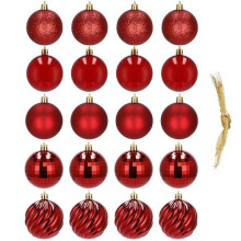 Christmas balls Springos CA0138  20 pcs