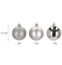 Christmas balls Springos CA0010 3cm 30 pcs