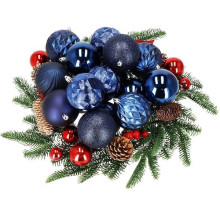 Christmas balls Springos CA0873 8 cm 30 pcs