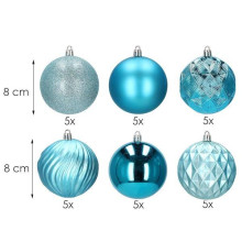 Christmas balls Springos CA0876 8 cm 30 pcs