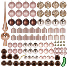 Christmas balls Springos CA0154 102 pcs