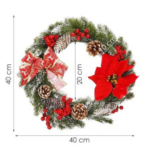 Ziemassvētku rotājums Vainags Springos CA1020 40cm