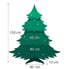 Christmas tree-diamond Springos CT0076 150cm