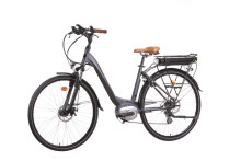 Elektriskais velosipēds URBAN 600, izmērs 28, pelēks