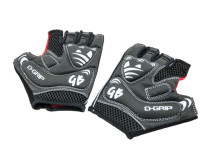 Bicycle gloves D-GRIP, adult, size: XL, lemon/black