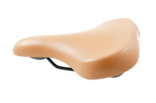 Bicycle saddle CITY TON, brown