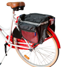 Bicycle bag FREEWAY, rear, black/red