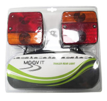 Set of trailer rear lights