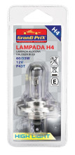 Halogen bulb H4 12V 60/55W P43T LAMPADA H4 