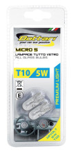 Micro bulbs 12V 5W T10, 2 pcs