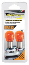 Car bulbs 12V 21W BA15S, orange