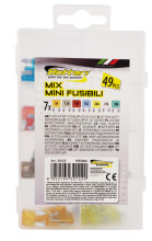 Мини-предохранители MIX MINI FUSES, 49 шт.