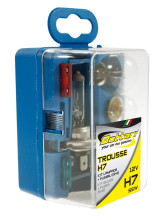 Halogen H7 bulb kit complete with fuses TROUSSE H7