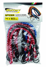 Rubber cords for securing luggage SPIDER, 4x60cm