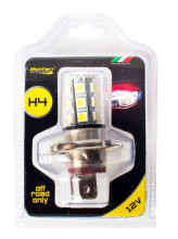 LED spuldze, 1 gab, H4 12V 60/55W P43T, 18SMD