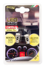 Лампочки светодиодные, 2 шт., W5W T10 Canbus, 4SMD