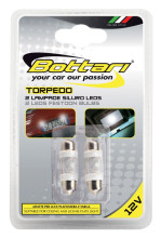 LED spuldzes TORPEDO, 10x36mm