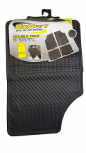 Set of car mats DOUBLE FACE, black