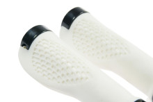 Handlebar grips EGRO, 2pcs, white