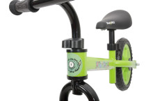 Kids balance bike 10 MONSTER, green/black