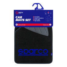 Sparco Auto paklāji, melni/zili