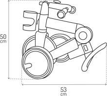 MoMi Filo 3-in-1 Tricycle Art.202894  Transformuojamas vaikiškas triratis su pedalais arba be jų, sveriantis iki 25 kg