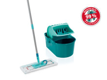 LEIFHEIT Profi Compact Press Floor Cleaning Bucket and Brush