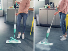 LEIFHEIT Floor Brush with Spray Easy Spray XL 42cm