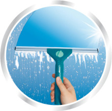 LEIFHEIT Window Brush with Telescopic Handle 100-155cm Classic Window Cleaner