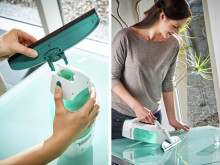 LEIFHEIT Vacuum Window Cleaner Dry&amp;Clean with accessory kit