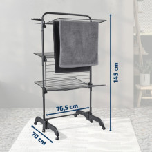 LEIFHEIT &quot;Comfort Tower 420&quot; juodas