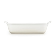 Le Creuset Rectangular Heritage Stoneware 26x19cm / 2,4L white