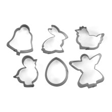 Cookie cutter set 6 pcs. Easter 5-6x2cm 