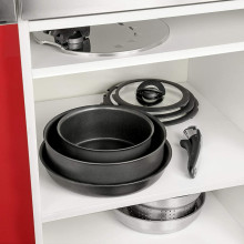 Puodas Tefal L65095 Juoda (3 uds)