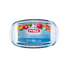 Pyrex karščiui atsparus indas su dangčiu Essentials, 6.5 l