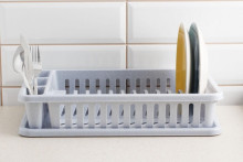 Dish dryer 26,5x42x8,8cm grey