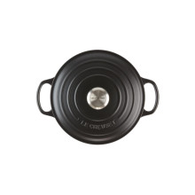 Le Creuset Чугунная кастрюля круглая Ø26см / 5,3л мат черный