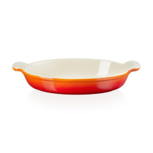 &quot;Le Creuset&quot; ovalus kepimo indas &quot;Heritage&quot; 28 cm / 1,6 l oranžinės spalvos