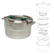 The Full Kitchen Base Camp Cook Set 3,5L Stainless Steel