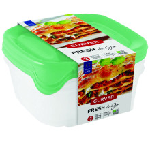 Food bowl set of 3 3x0,8L Fresh&amp;Go mix