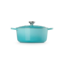 Le Creuset Ketaus puodas apvalus Ø26cm / 5,3L šviesiai mėlynas