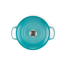 Le Creuset Cast iron pot round Ø26cm / 5,3L light blue