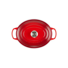 Le Creuset Ketaus puodas ovalus 27cm / 4,1L raudonas