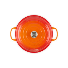 Le Creuset Чугунная неглубокая кастрюля 30 см / 3,5 л оранжевая 