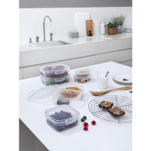 Food Storage Rectangular 4,4L Snap Box Transparent